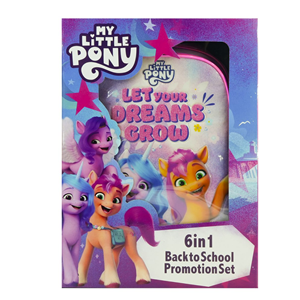 ست 6 در 1 کوله پشتی چرخدار 40 سانتی Bridlew Dstock مدل Rainbow Max - Backpack - Trolly Bag - Promotion Items 6 in 1 - Bridlew Dstock _کیف مدرسه